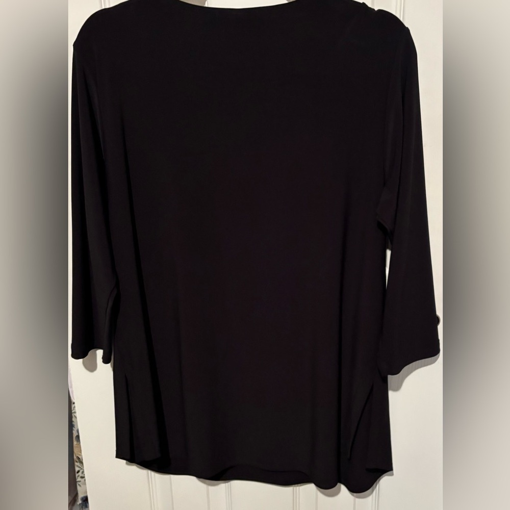 Sympli Black Women's Scoop-Neck Tunic